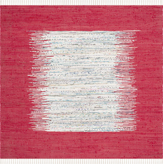 Safavieh Montauk MTK711 Ivory/Red Area Rug 6' Square