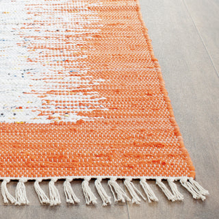 Safavieh Montauk MTK711 Ivory/Orange Area Rug Detail