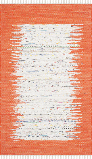 Safavieh Montauk MTK711 Ivory/Orange Area Rug 3' X 5'