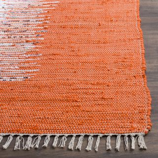 Safavieh Montauk MTK711 Ivory/Orange Area Rug Detail