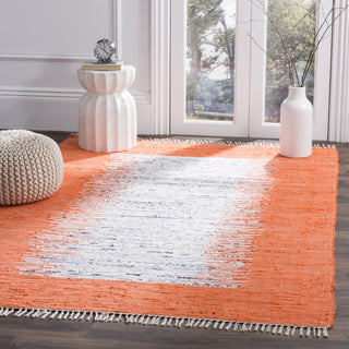 Safavieh Montauk MTK711 Ivory/Orange Area Rug Room Scene