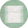 Safavieh Montauk MTK711 Ivory/Sea Green Area Rug Round