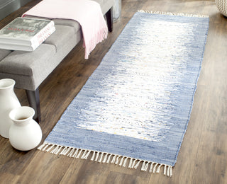 Safavieh Montauk MTK711 Ivory/Dark Blue Area Rug Room Scene