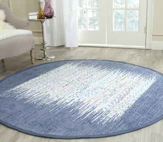 Safavieh Montauk MTK711 Ivory/Dark Blue Area Rug Room Scene