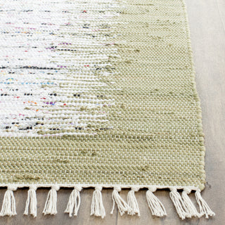 Safavieh Montauk MTK711 Ivory/Olive Area Rug Detail