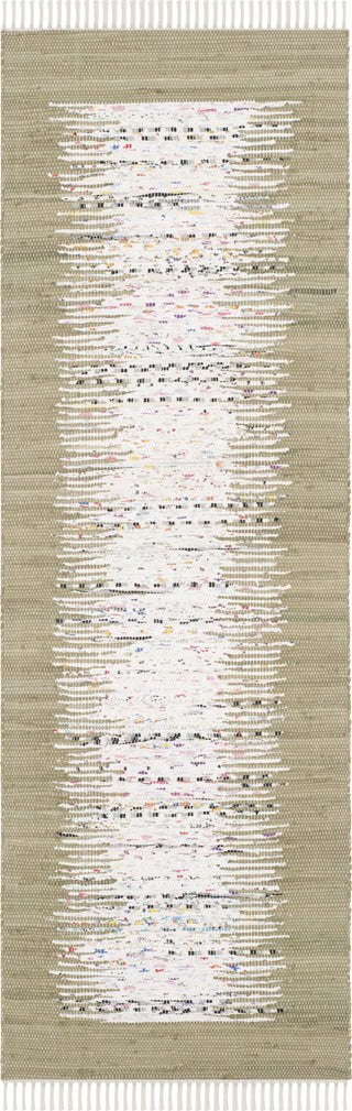 Safavieh Montauk MTK711 Ivory/Olive Area Rug 2' 3'' X 7'