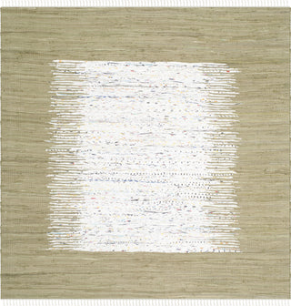 Safavieh Montauk MTK711 Ivory/Olive Area Rug 6' Square