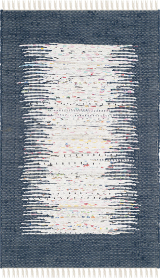 Safavieh Montauk MTK711 Ivory/Navy Area Rug main image