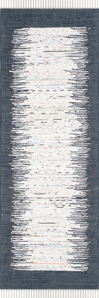 Safavieh Montauk MTK711 Ivory/Navy Area Rug 2' 3'' X 7'