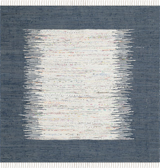 Safavieh Montauk MTK711 Ivory/Navy Area Rug 6' Square