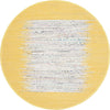 Safavieh Montauk MTK711 Ivory/Yellow Area Rug Round