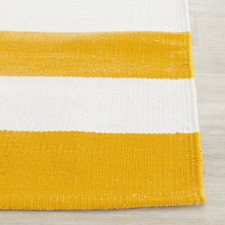 Safavieh Montauk MTK712 Yellow/Ivory Area Rug Detail