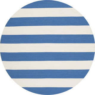 Safavieh Montauk MTK712 Blue/Ivory Area Rug 6' Round