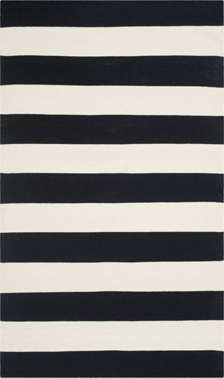 Safavieh Montauk MTK712 Black/Ivory Area Rug 3' X 5'