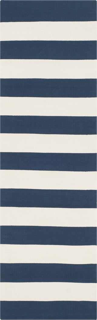 Safavieh Montauk MTK712 Navy/Ivory Area Rug 2' 3'' X 7'