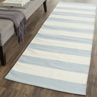 Safavieh Montauk MTK712 Sky Blue/Ivory Area Rug Room Scene