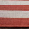 Safavieh Montauk MTK712 Rust/Ivory Area Rug Detail