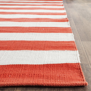 Safavieh Montauk MTK712 Rust/Ivory Area Rug Detail