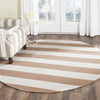 Safavieh Montauk MTK712 Sand/Ivory Area Rug Room Scene