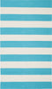 Safavieh Montauk MTK712 Turquoise/Ivory Area Rug 3' X 5'