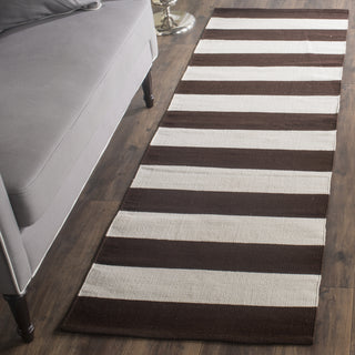 Safavieh Montauk MTK712 Chocolate/Ivory Area Rug 