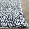 Safavieh Montauk MTK717 Ivory/Navy Area Rug Detail