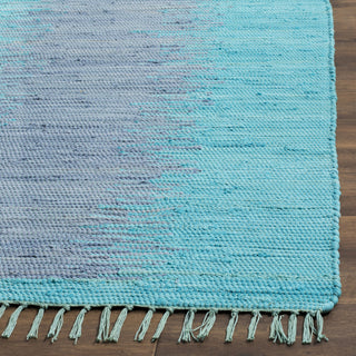 Safavieh Montauk MTK718 Turquoise Area Rug Detail