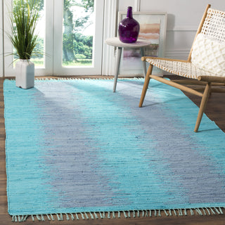 Safavieh Montauk MTK718 Turquoise Area Rug Room Scene