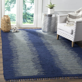 Safavieh Montauk MTK718 Navy Area Rug Room Scene