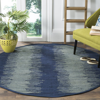 Safavieh Montauk MTK718 Navy Area Rug Room Scene