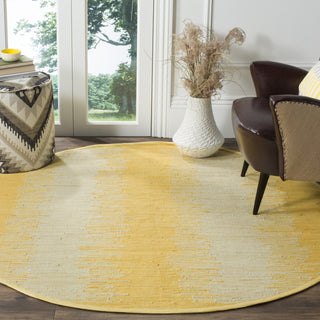 Safavieh Montauk MTK718 Gold Area Rug Room Scene