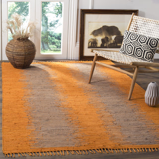 Safavieh Montauk MTK718 Orange Area Rug Room Scene