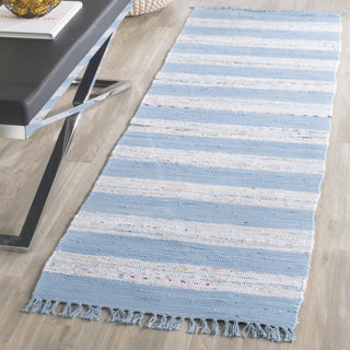 Safavieh Montauk MTK720 Ivory/Turquoise Area Rug Room Scene Feature