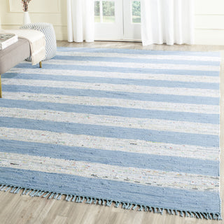 Safavieh Montauk MTK720 Ivory/Turquoise Area Rug Room Scene