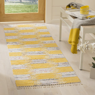 Safavieh Montauk MTK721 Yellow/Multi Area Rug Room Scene