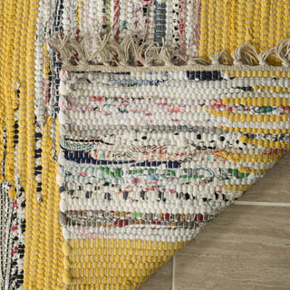 Safavieh Montauk MTK721 Yellow/Multi Area Rug Backing