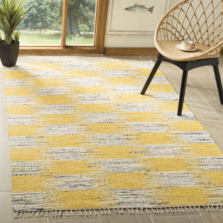 Safavieh Montauk MTK721 Yellow/Multi Area Rug Room Scene