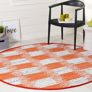 Safavieh Montauk MTK721 Orange/Multi Area Rug Room Scene