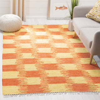 Safavieh Montauk MTK721 Yellow/Orange Area Rug Room Scene