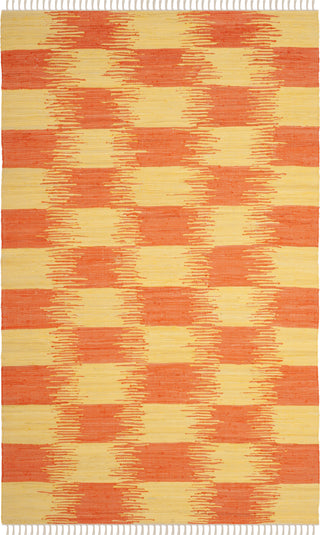 Safavieh Montauk MTK721 Yellow/Orange Area Rug 5' X 8'