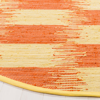 Safavieh Montauk MTK721 Yellow/Orange Area Rug Detail