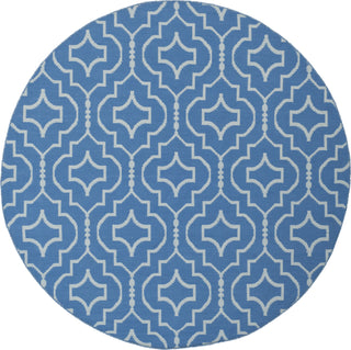 Safavieh Montauk MTK722 Blue/Ivory Area Rug 6' Round