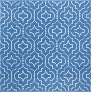 Safavieh Montauk MTK722 Blue/Ivory Area Rug 6' Square