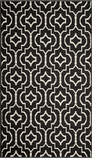 Safavieh Montauk MTK722 Black/Ivory Area Rug 5' X 8'