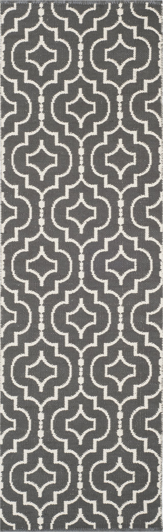 Safavieh Montauk MTK722 Dark Grey/Ivory Area Rug 2' 3'' X 7'