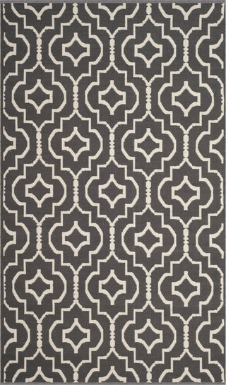 Safavieh Montauk MTK722 Dark Grey/Ivory Area Rug 5' X 8'