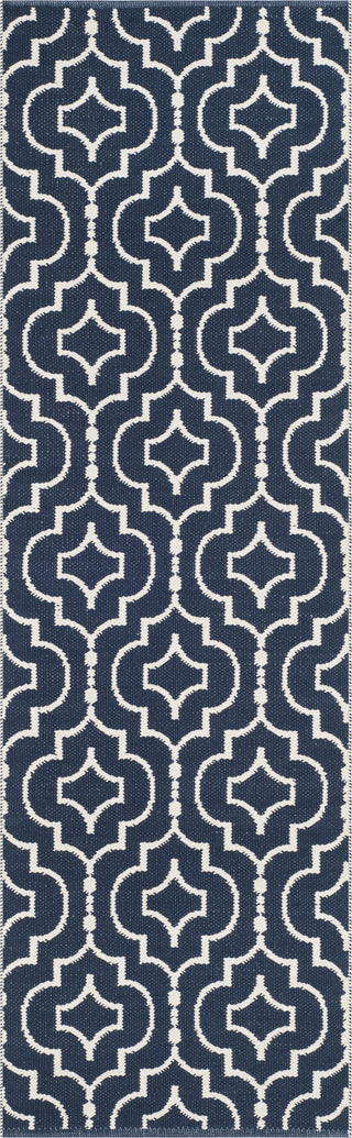 Safavieh Montauk MTK722 Navy/Ivory Area Rug 2' 3'' X 7'