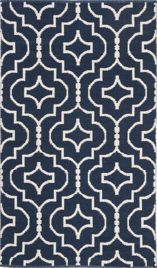 Safavieh Montauk MTK722 Navy/Ivory Area Rug 3' X 5'