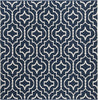 Safavieh Montauk MTK722 Navy/Ivory Area Rug 6' Square