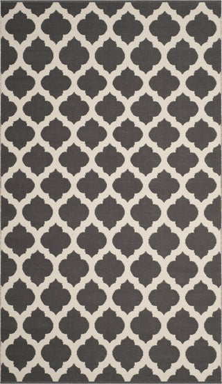 Safavieh Montauk MTK723 Dark Grey/Ivory Area Rug 5' X 8'